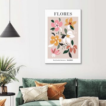 Posterlounge Leinwandbild Sisi And Seb, Flores - Blumen im Botanischen Garten, Schlafzimmer Skandinavisch Kindermotive