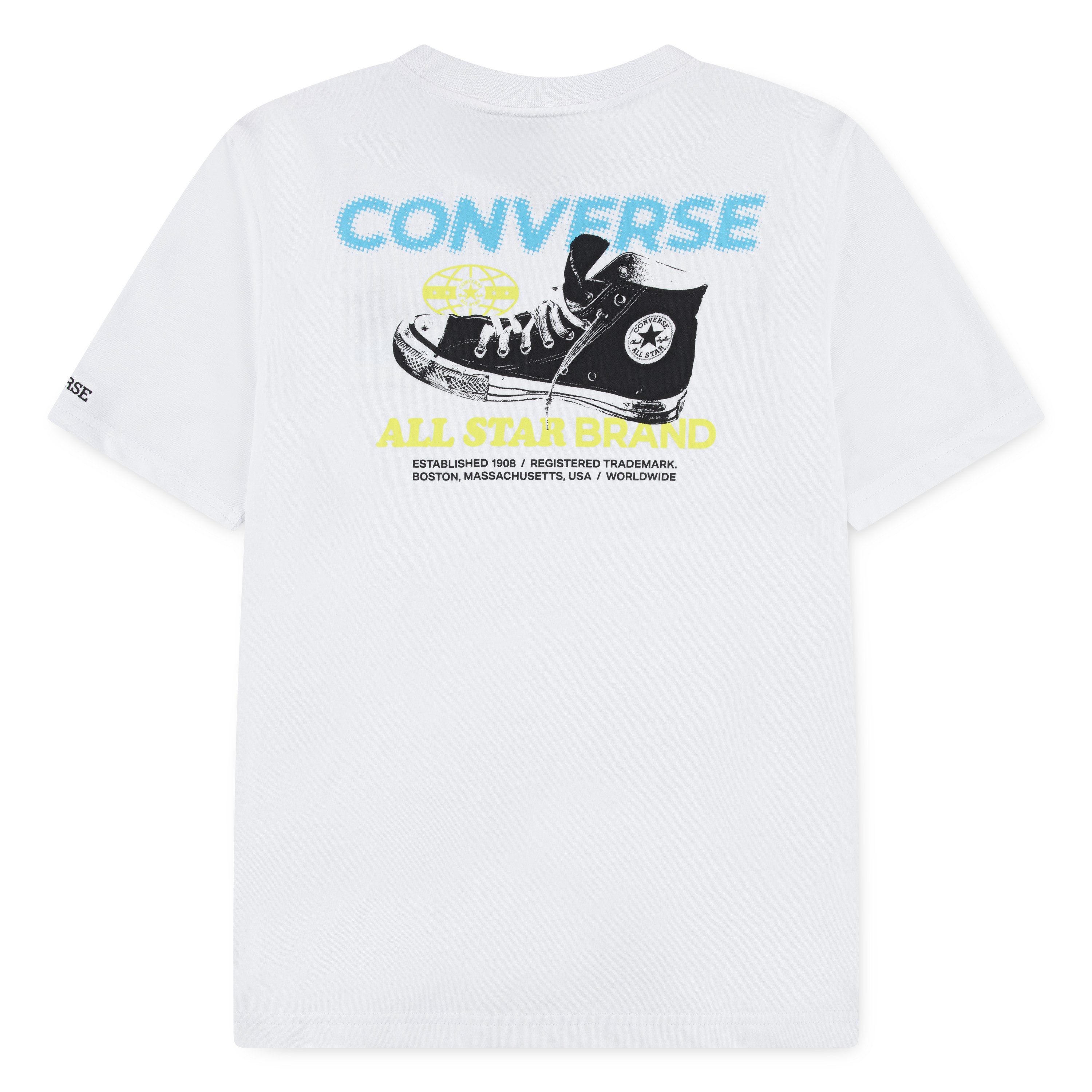 Converse T-Shirt CNVB FRONTBACK TEXTURE SNKR TE aus Baumwolle und Polyester, in den Größen S bis XL