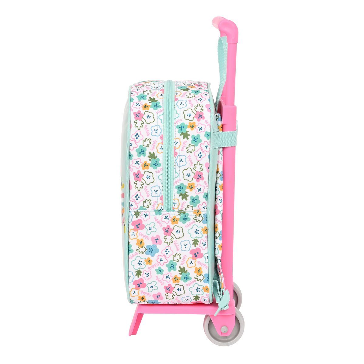 Wutz mit Trolleyfunktion Pig Kinderrucksack Peppa Peppa Peppa türkis Rucksack Wutz rosa,