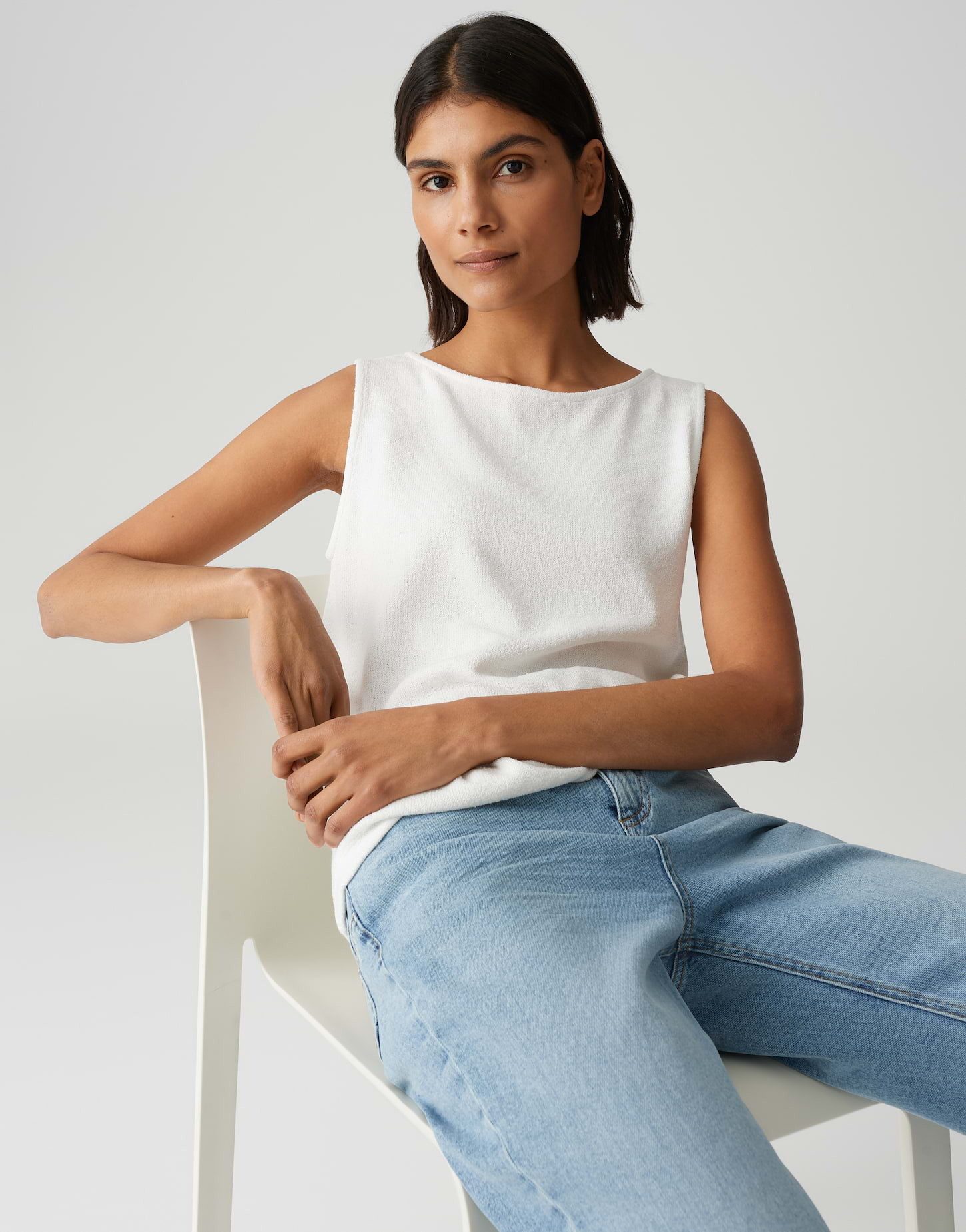 OPUS Shirttop ILONKA Loose in edler Strickoptik
