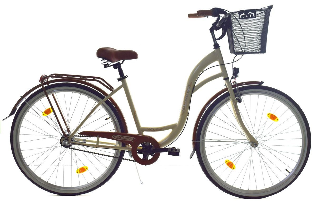 T&Y Trade Cityrad 28 Zoll Mädchen Damen City Fahrrad Rad Bike 3 GANG NEXUS Reflex Beige, 3 Gang Shimano, Nabenschaltung, Rücktritt, Gepäckträger, Licht, 3 Nexus Gang, Seitenständer, Korb