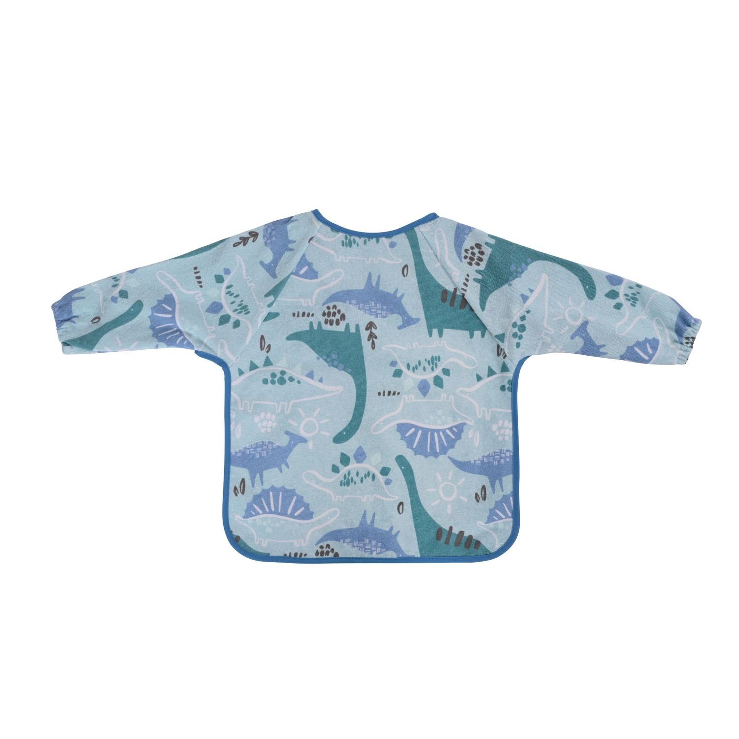 Baby Care Lätzchen Babylätzchen 1026026 Langarm, (1-St), mit Muster, Klettverschluss, wasserdicht blau