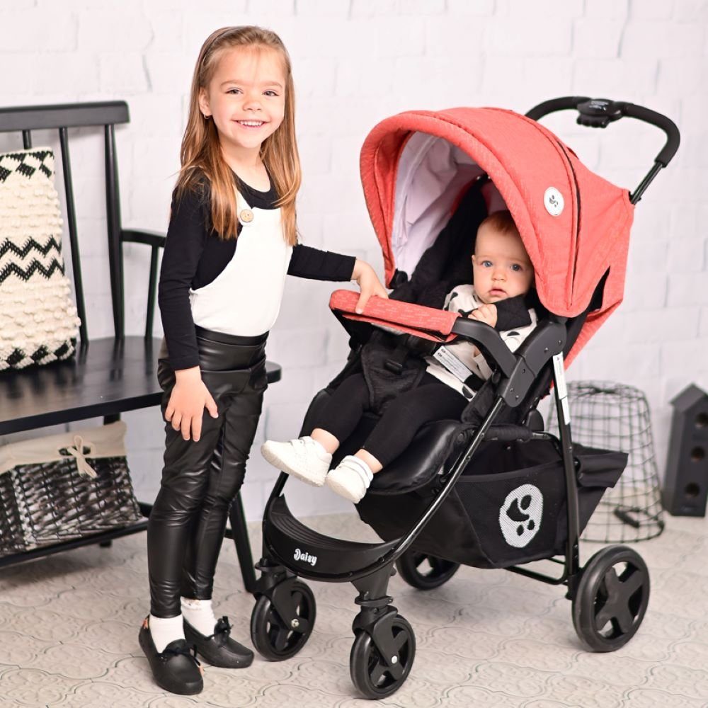 Kombi-Kinderwagen 2 Wickeltasche beige Kinderwagen Daisy Lorelli Korb 1, Babyschale Fußabdeckung Basic in