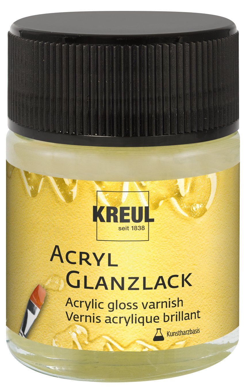 Kreul Klarlack Klarlack glänzend, VBS, 50 ml, Glänzend