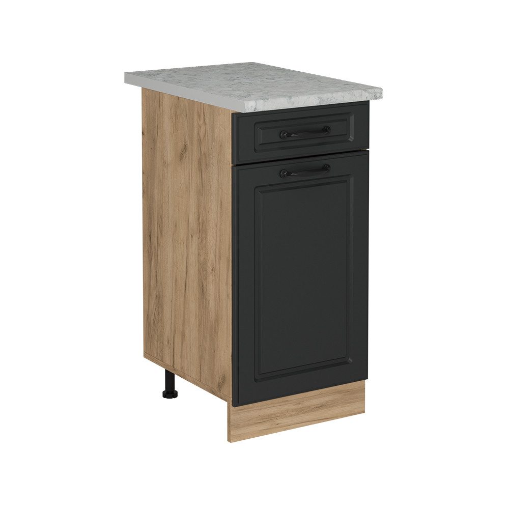 Vicco Unterschrank R-Line, Anthrazit Landhaus/Goldkraft Eiche, günstig online kaufen