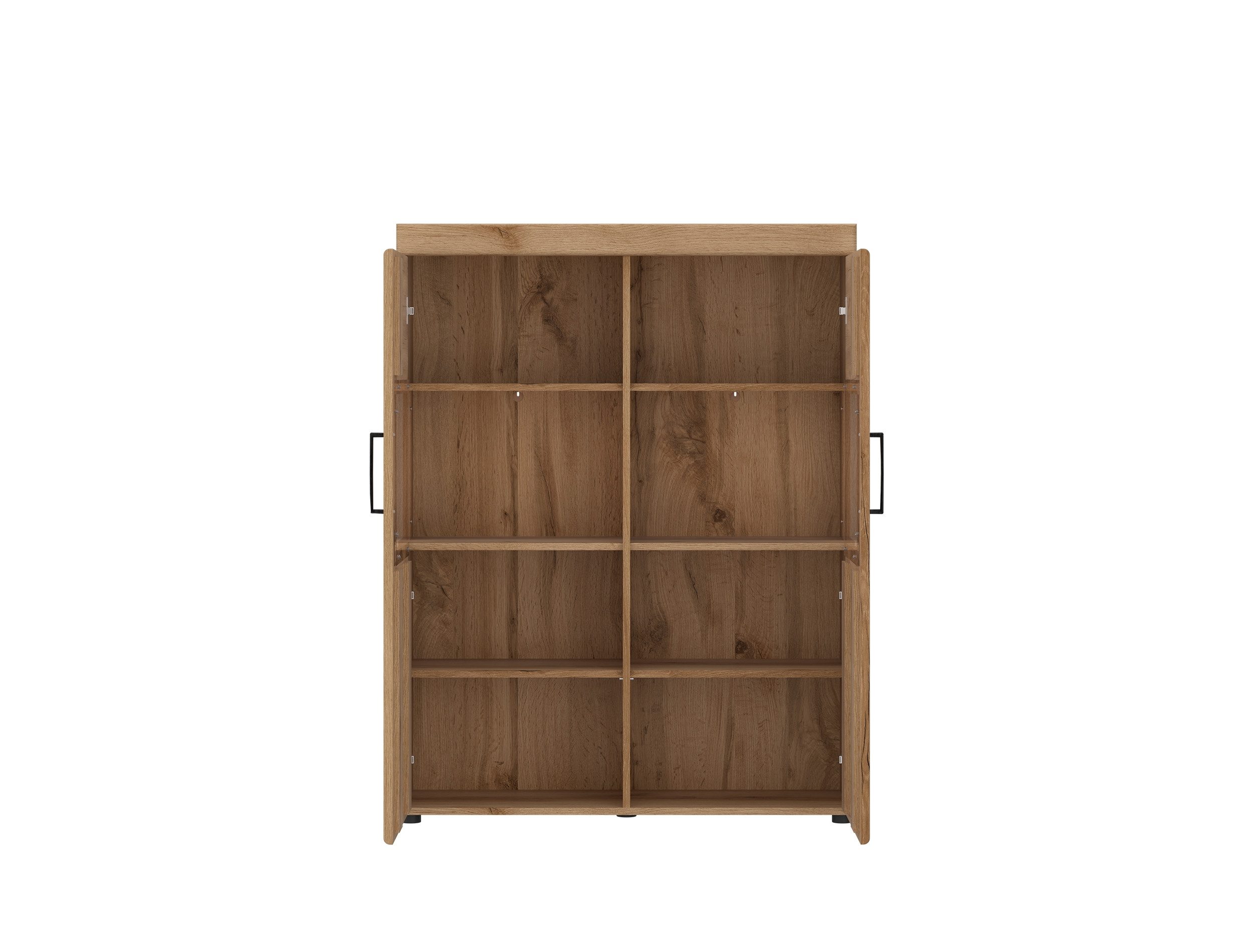 freiraum Glasvitrine CORTINA in Grandson Eiche Dekor - 101,9x133x37,4 (BxHxT)