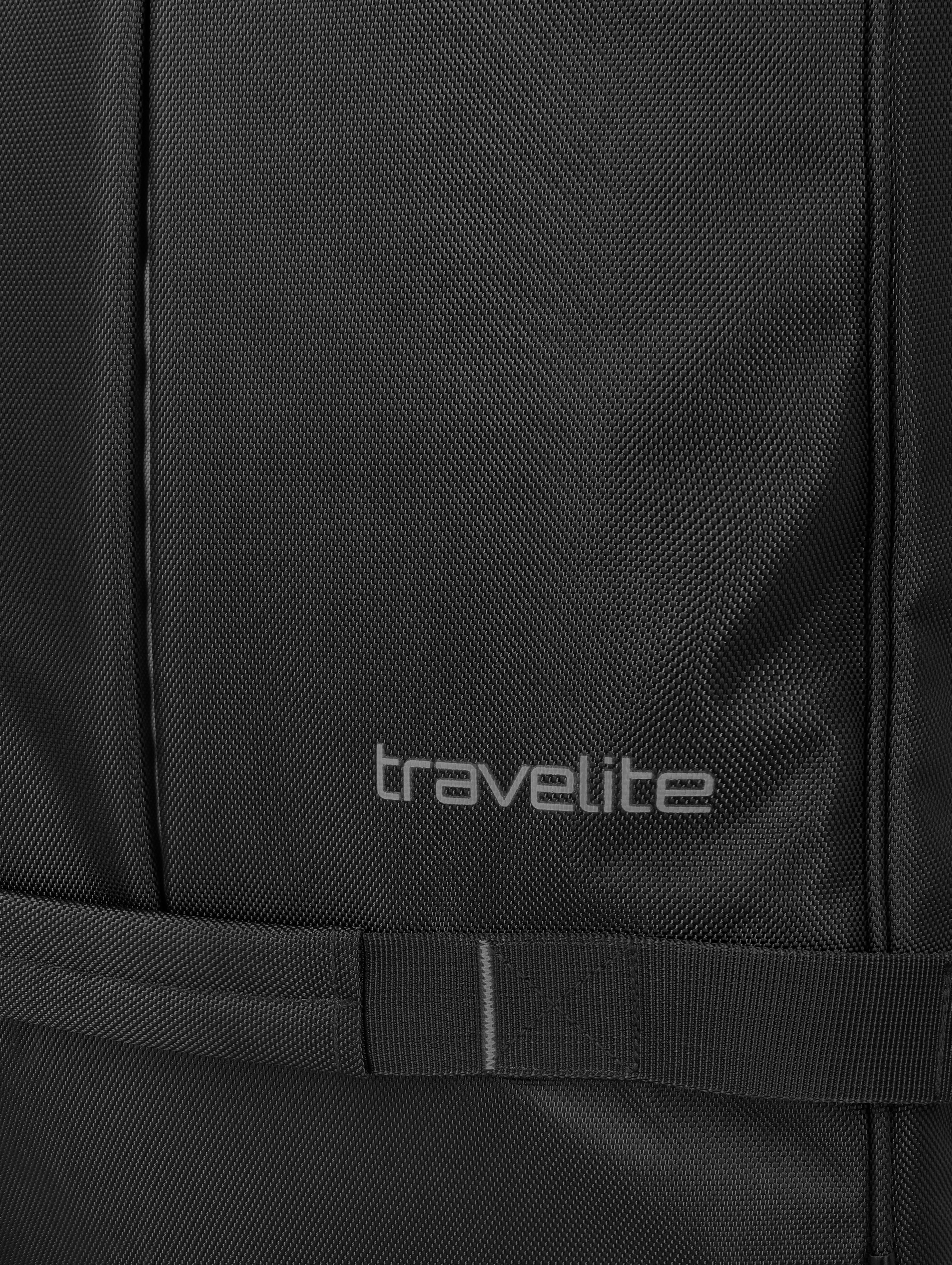 travelite Reisetasche Travelite TARIFA Rollenreisetasche, Schwarz