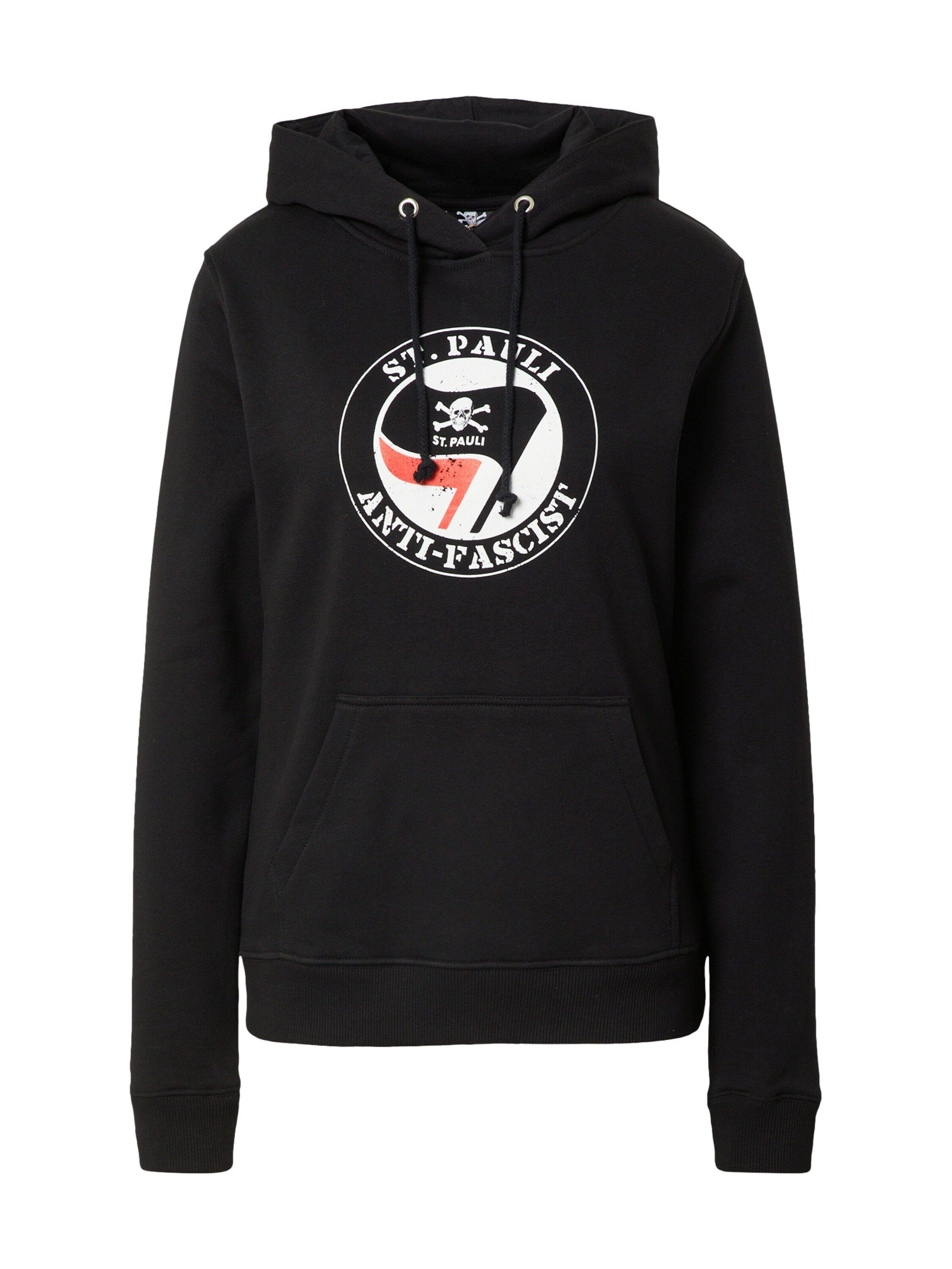 St. Pauli Sweatshirt Anti Fascist (1-tlg) Plain/ohne Details