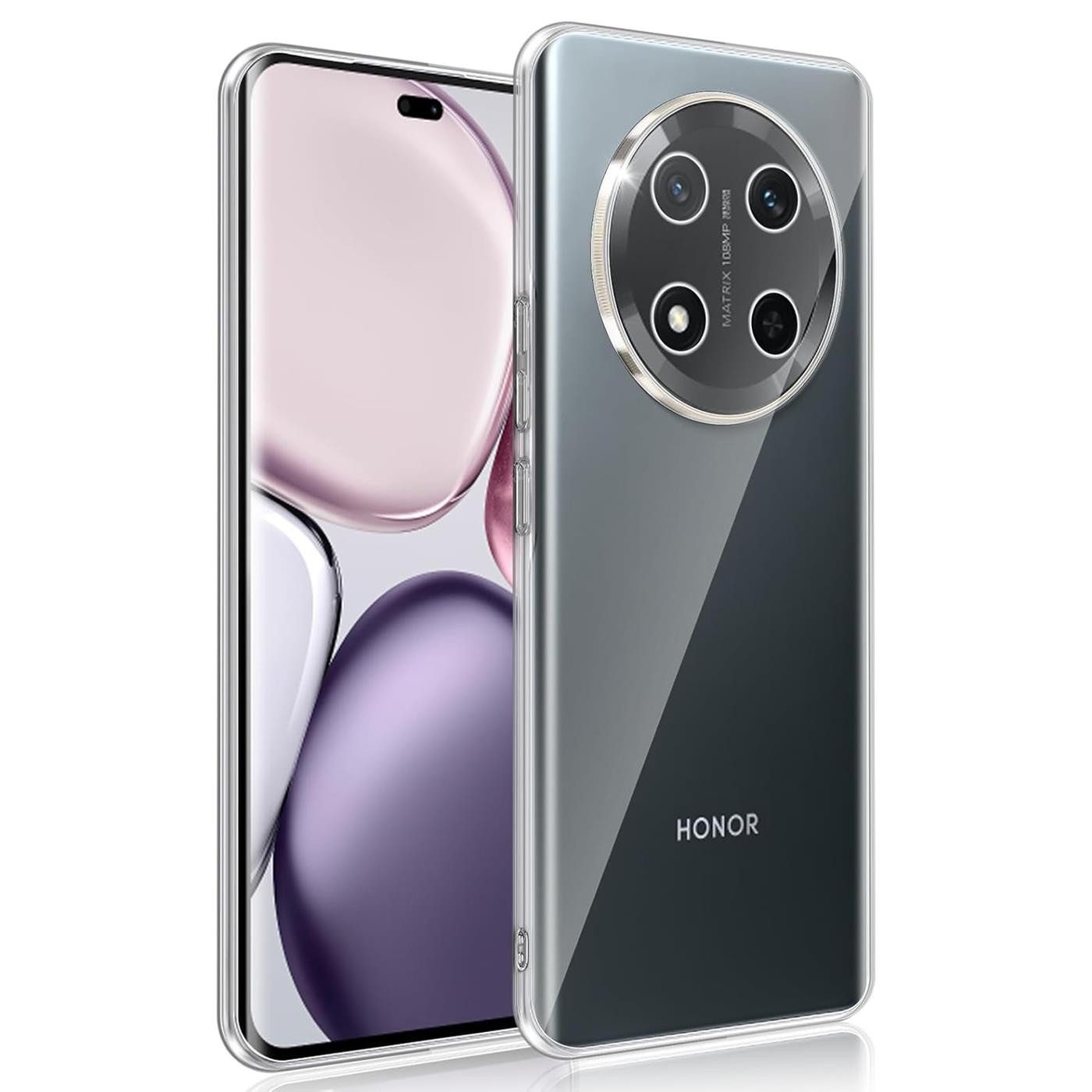 CoolGadget Handyhülle Transparent Ultra Slim Case für Honor Magic 7 Lite 6,67 Zoll, Silikon Hülle Dünne Schutzhülle für Honor Magic7 Lite Hülle