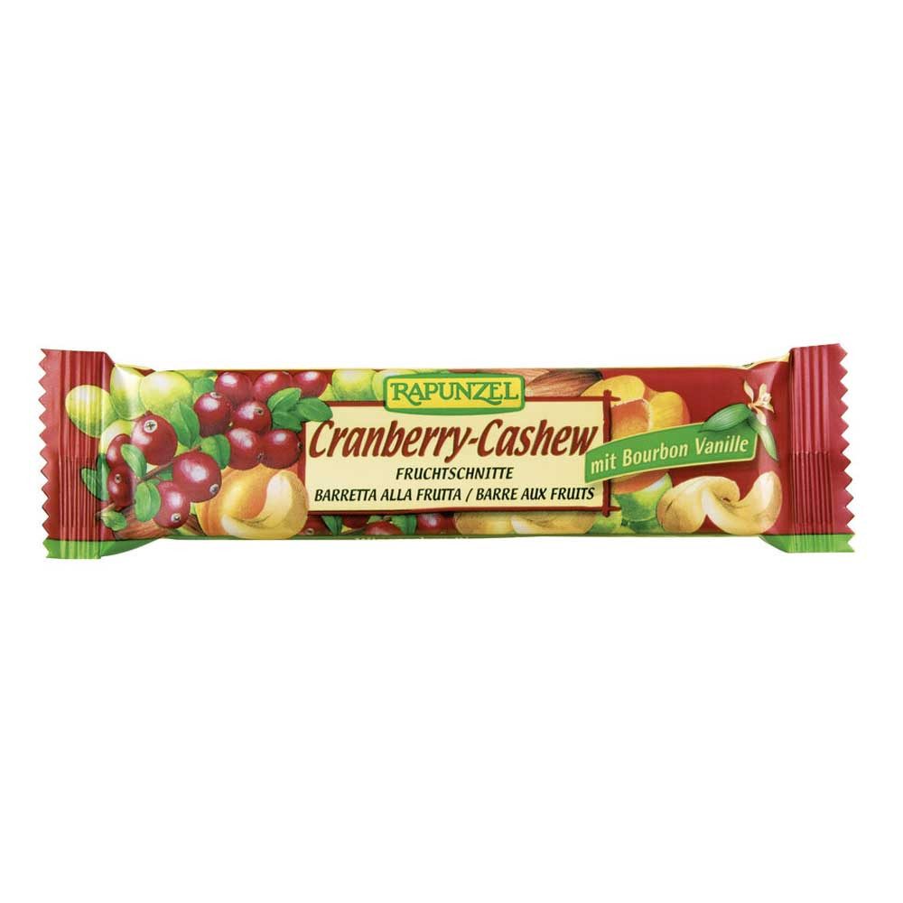 Rapunzel Riegel Fruchtschnitte Cranberry-Cashew 40g