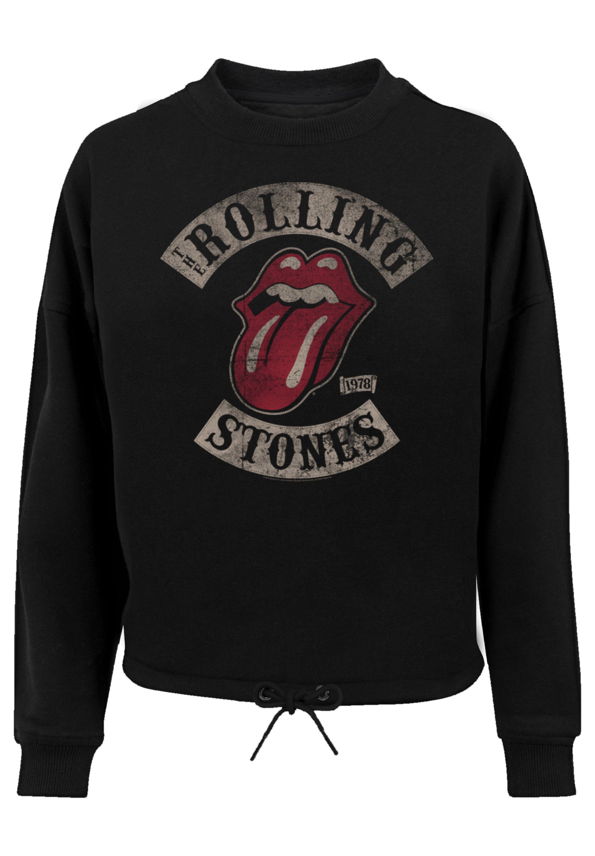 schwarz Tour '78 The Sweatshirt Stones Rolling F4NT4STIC Print