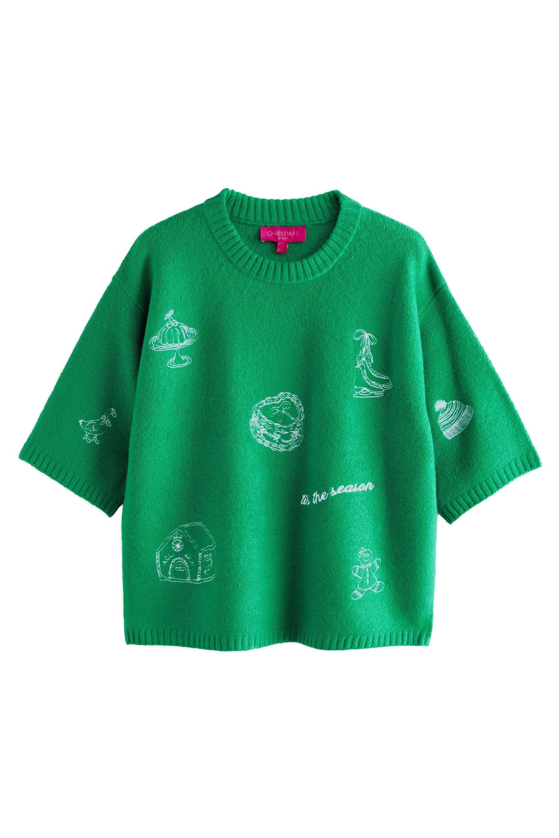 Next Strickpullover Langärmeliger Weihnachtspullover (1-tlg) günstig online kaufen