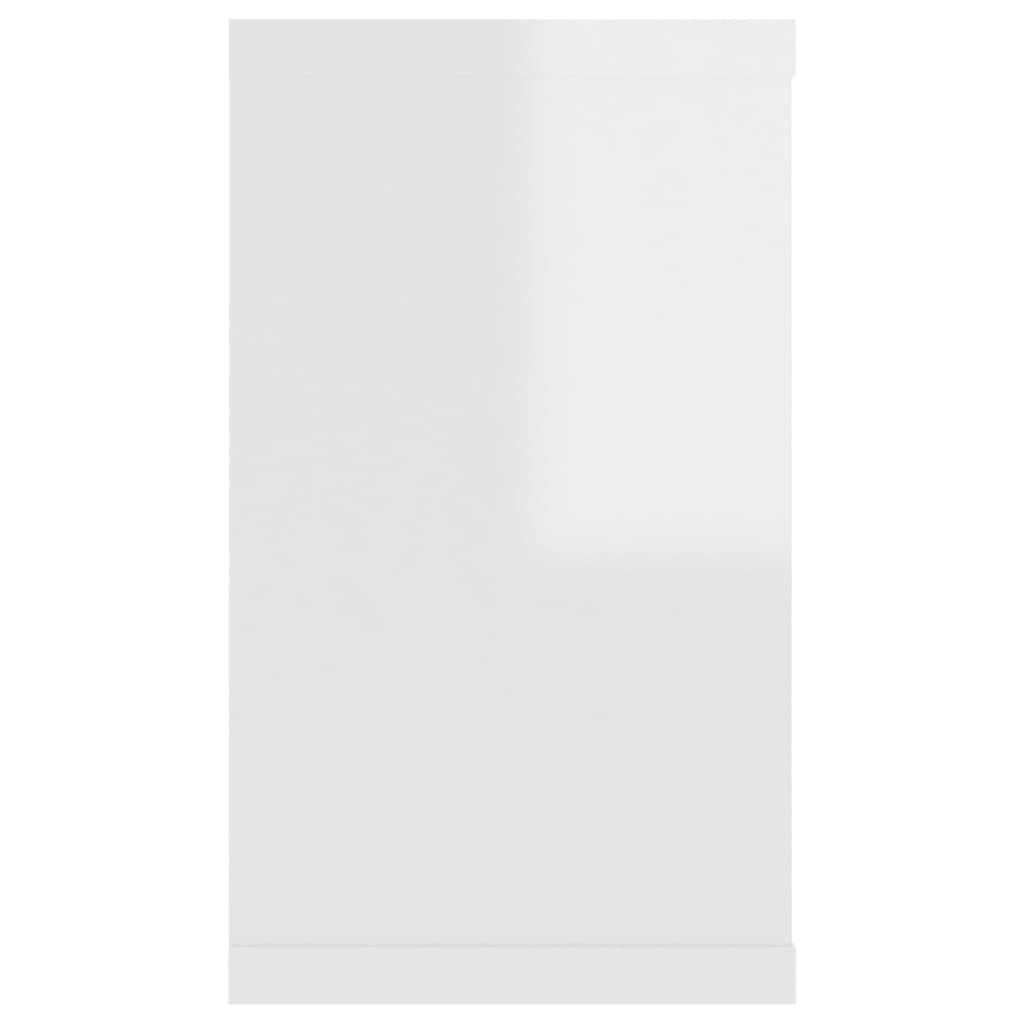 80x15x26,5 cm Regal Spanplatte Stk Hochglanz-Weiß vidaXL Würfelregale 4