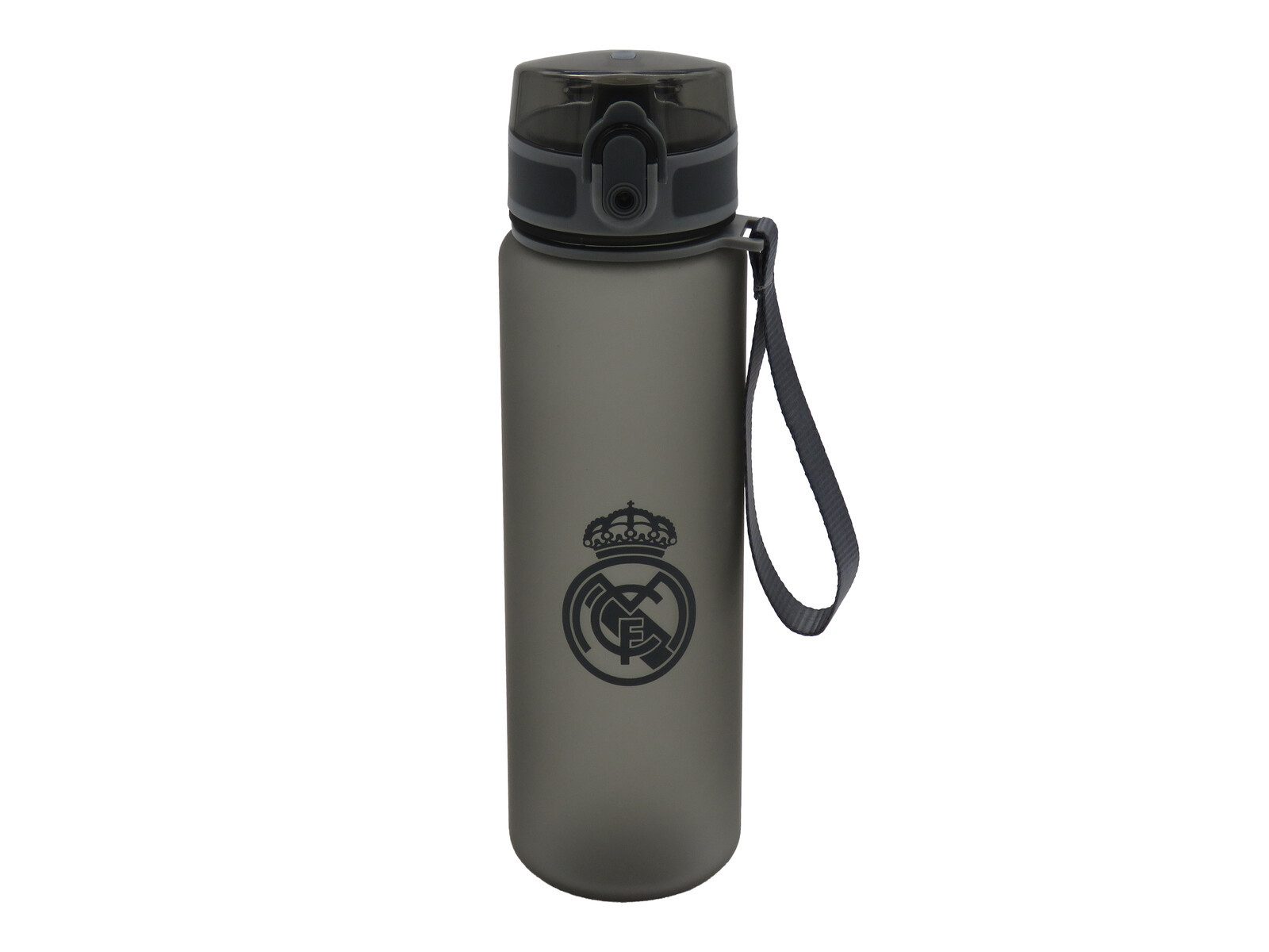 Real Madrid Trinkflasche Sportflasche 650 ml mit Trinkverschluss und Trageschlaufe