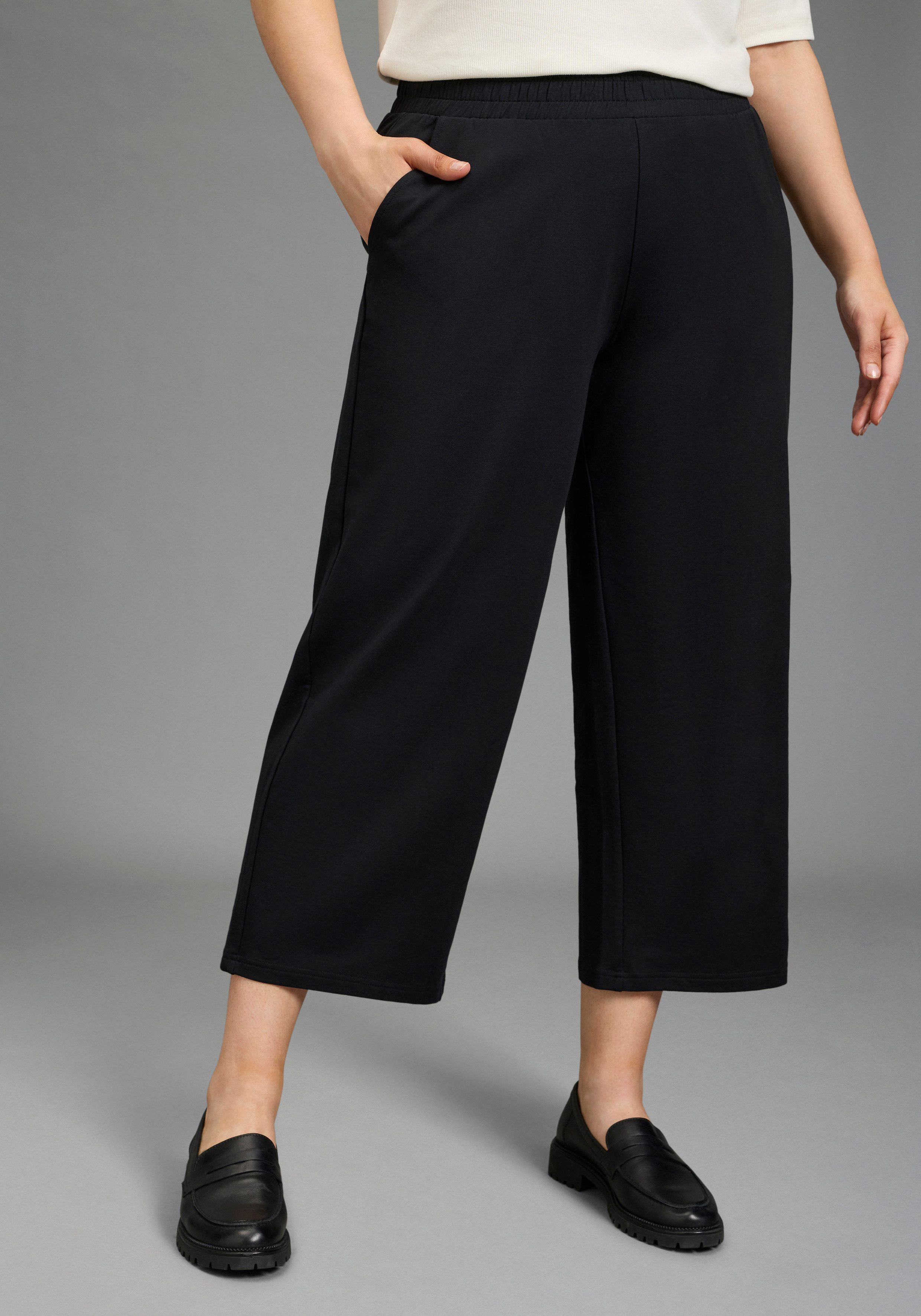 Laura Scott CURVE Culotte mit innenliegendem Gummizug im Bund, aus Baumwoll günstig online kaufen