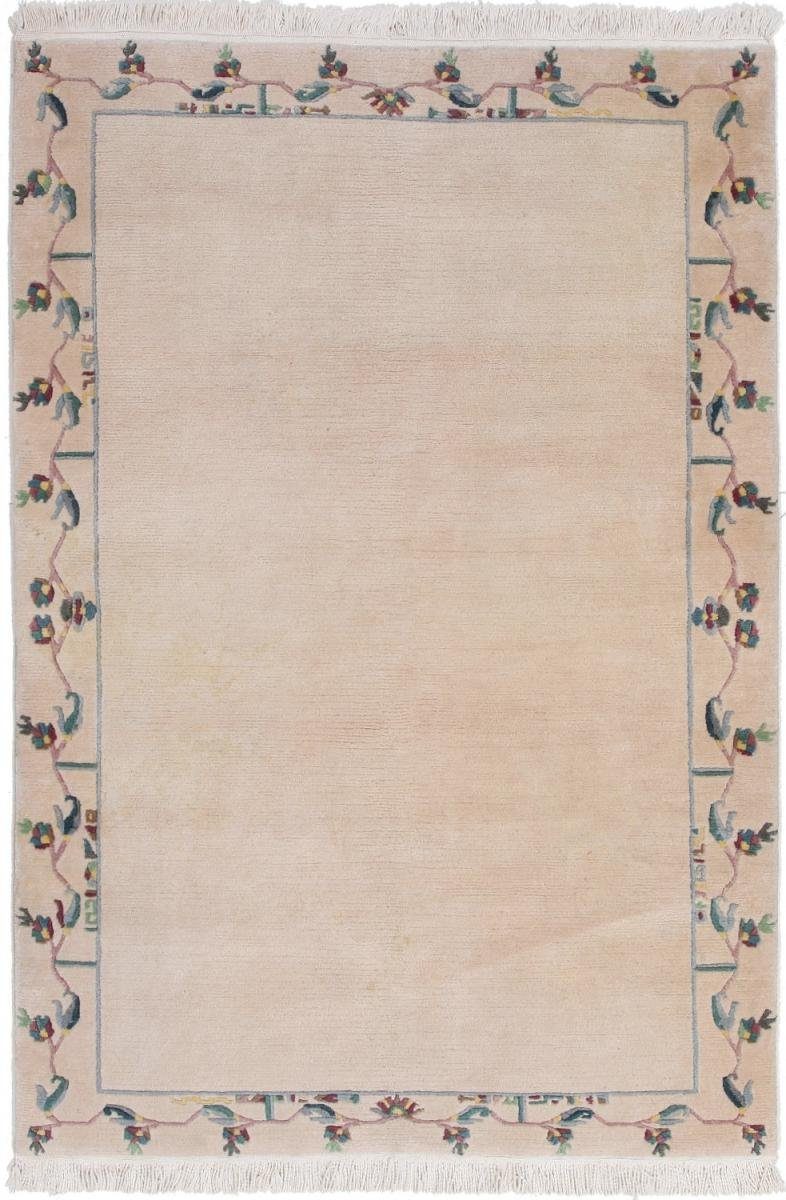 Orientteppich Nepal 126x183 Handgeknüpfter Moderner Orientteppich, Nain Trading, rechteckig, Höhe: 15 mm