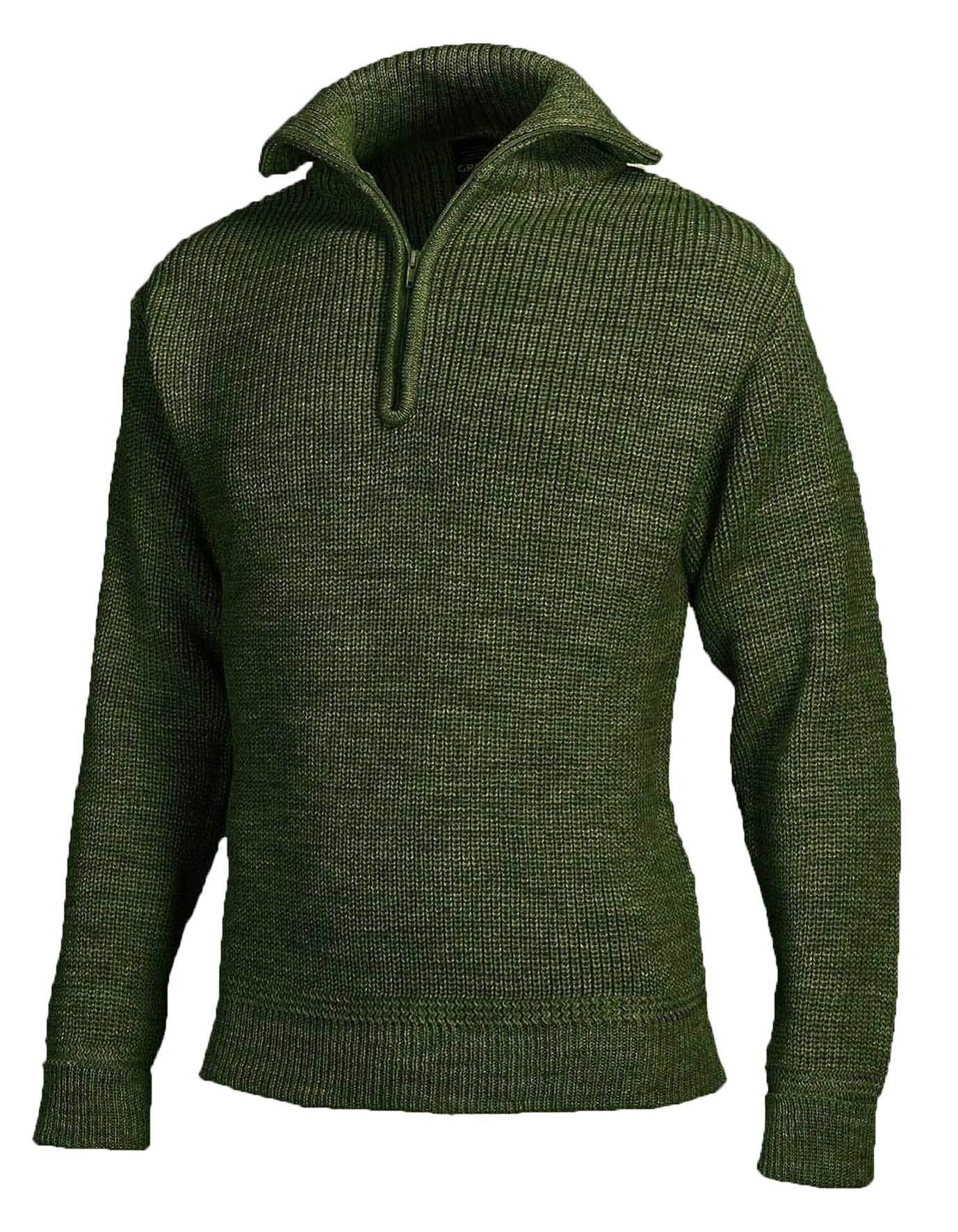 hammecenter Strickpullover Schurwolle Troyer, gestrickt in Deutschland