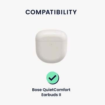 kwmobile Kopfhörer-Schutzhülle Hülle für Bose QuietComfort Earbuds II, Silikon Schutzhülle Etui Case Cover für In-Ear Headphones