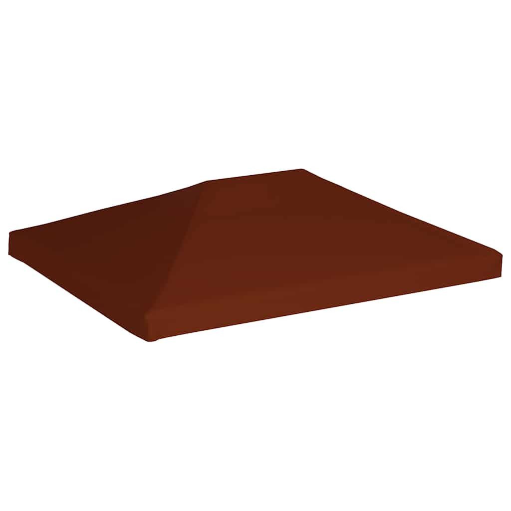 vidaXL Pavillon-Ersatzdach Pavillondach 310 g / m² 3x4 m Terrakotta, 300 x 400 cm