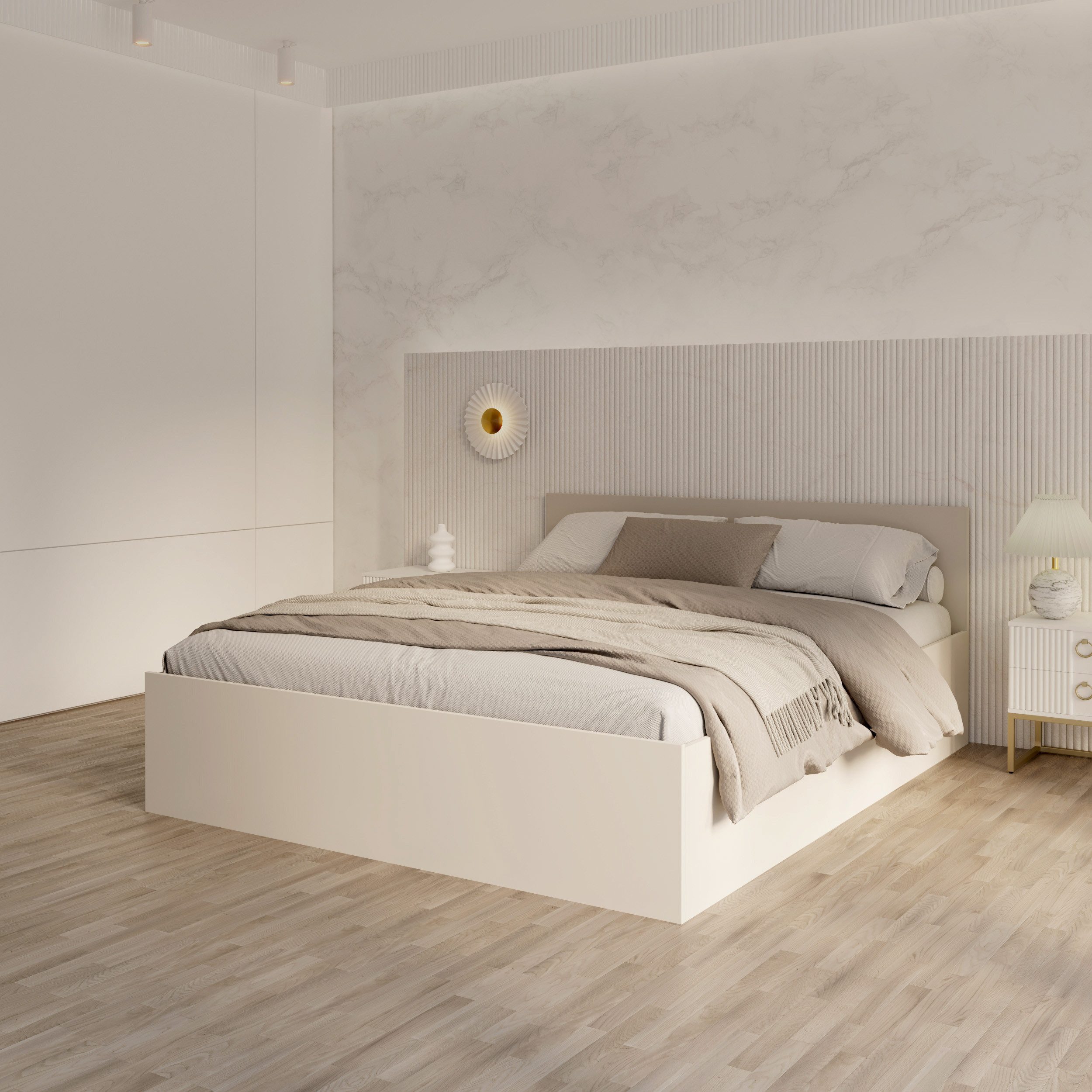 FDM Stauraumbett Bettgestell Bettrahmen Doppelbett 120x200, günstig online kaufen