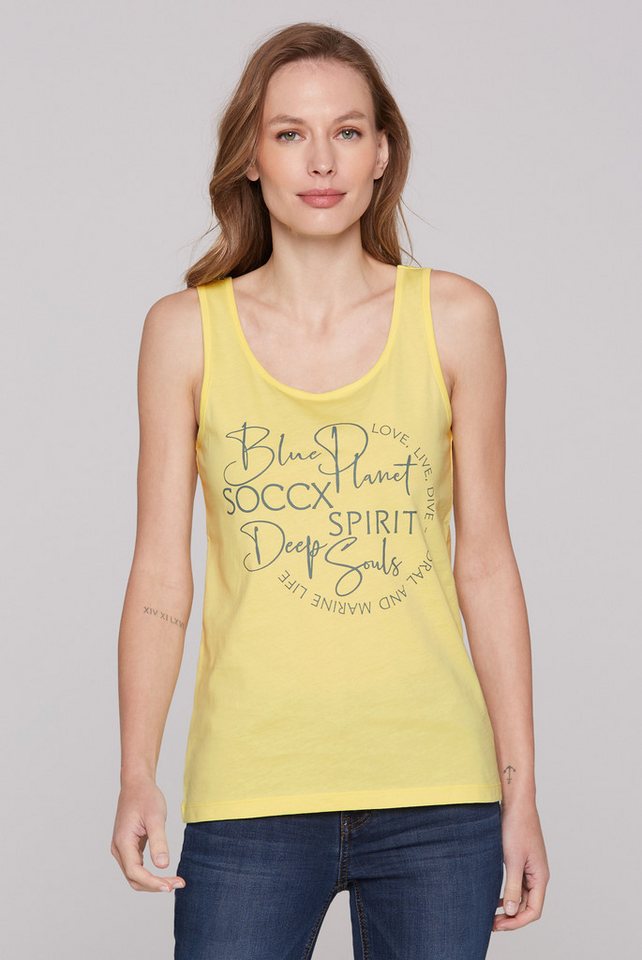 SOCCX Tanktop aus Baumwolle