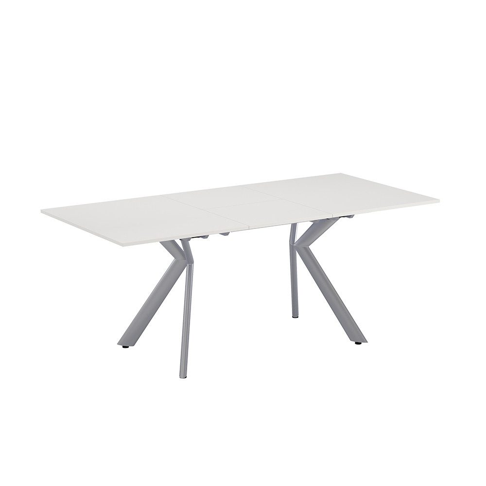 Vicco Esstisch Trill, Weiß/Grau, 140 x günstig online kaufen