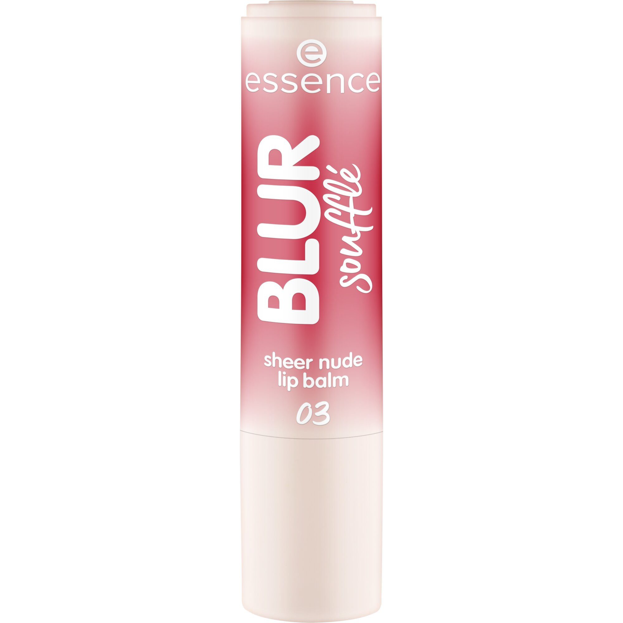 Essence Lippenbalsam BLUR soufflé sheer nude lip balm, 3-tlg.