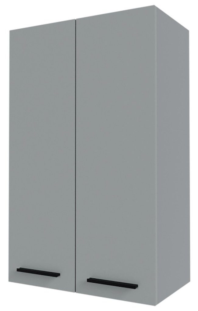 Feldmann-Wohnen Klapphängeschrank Bonn (Bonn, XL Hängeschrank) 60cm Front- und Korpusfarbe wählbar 2-türig dust grey matt
