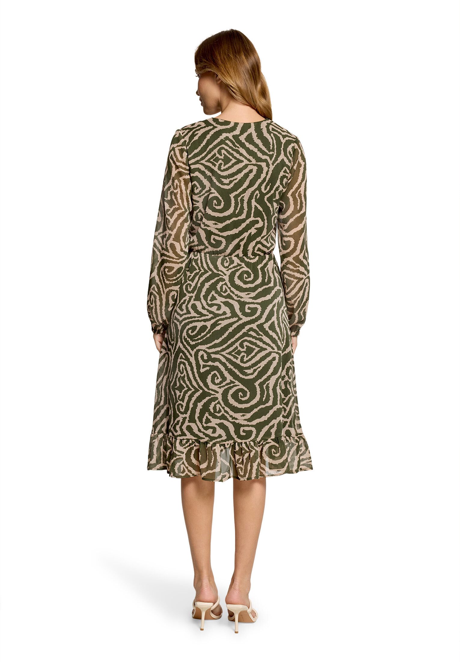 Cartoon Chiffonkleid Damen mit Muster