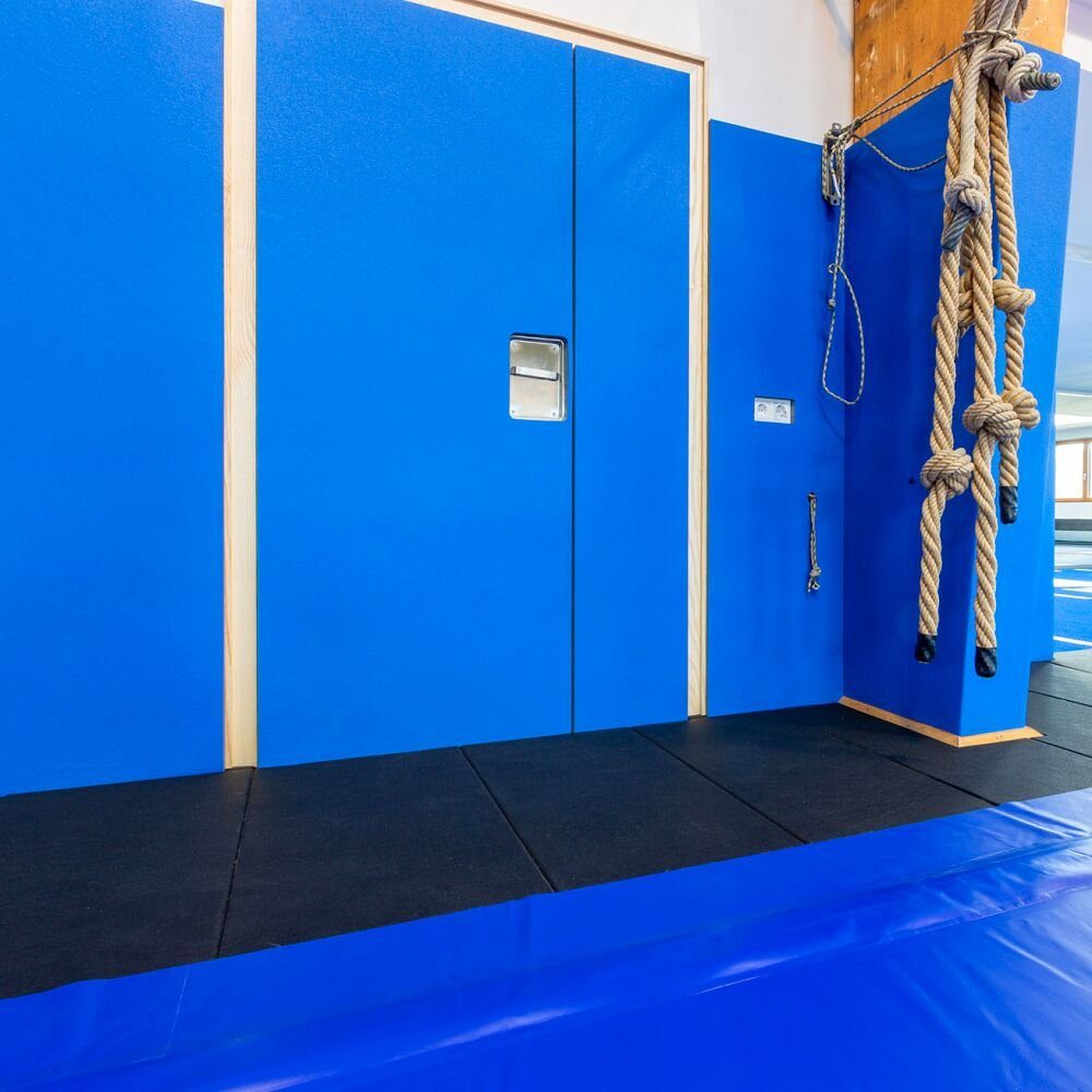 Sport-Thieme Judomatte Prallschutz Handhabung und Vario, Besonders Blau Montage einfache