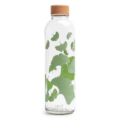 Carry Bottle Trinkflasche Carry-Bottle - FREE YOUR MIND 0,7 l, Hochwertige Trinkflasche aus Glas mit verschiedenen Aufdrucken.