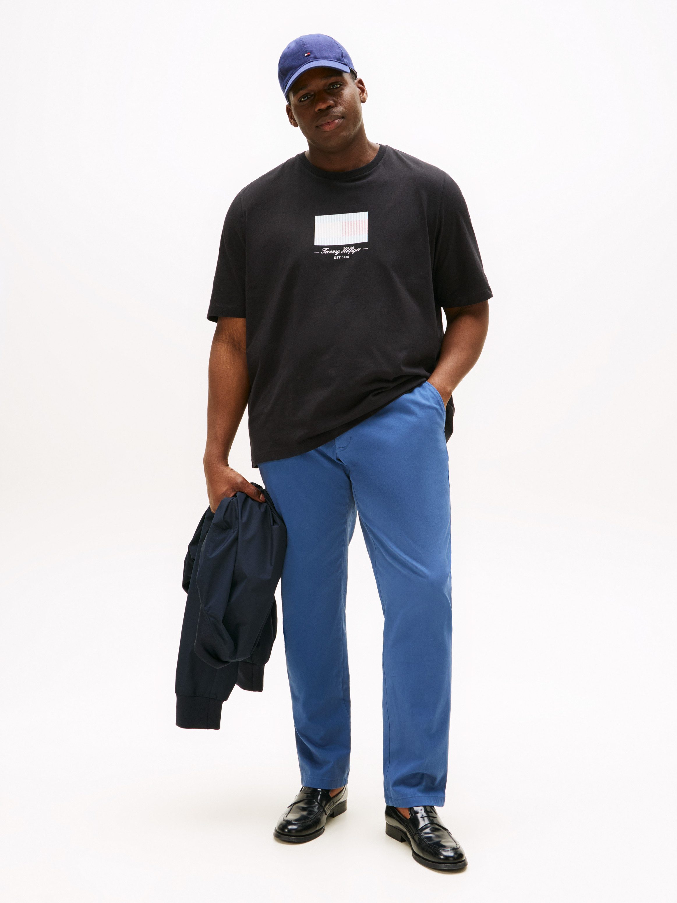 Tommy Hilfiger Big & Tall T-Shirt BT-ITHACA FLAG TEE-B Große Größen günstig online kaufen