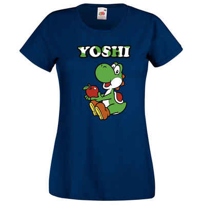 Youth Designz T-Shirt »Yoshi Damen T-Shirt« mit Retro Gaming Print