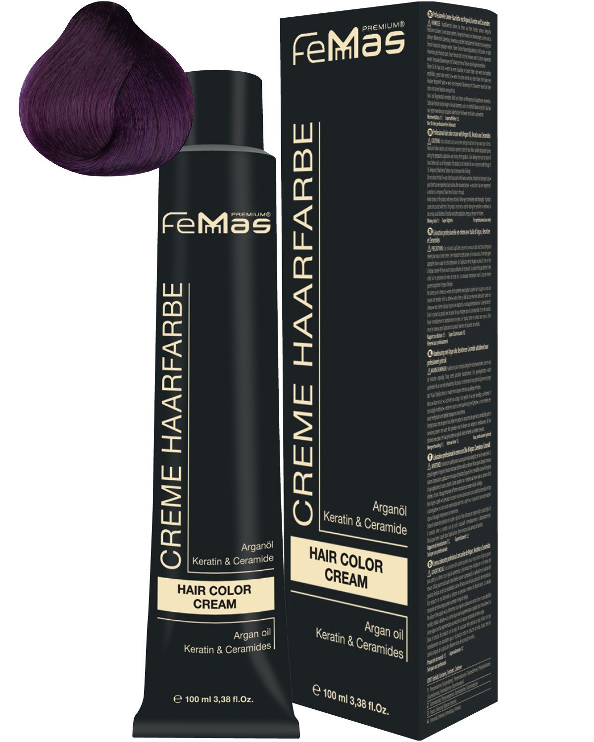 Femmas Premium Haarfarbe Femmas Hair Color, 1-tlg., Profi-Qualität