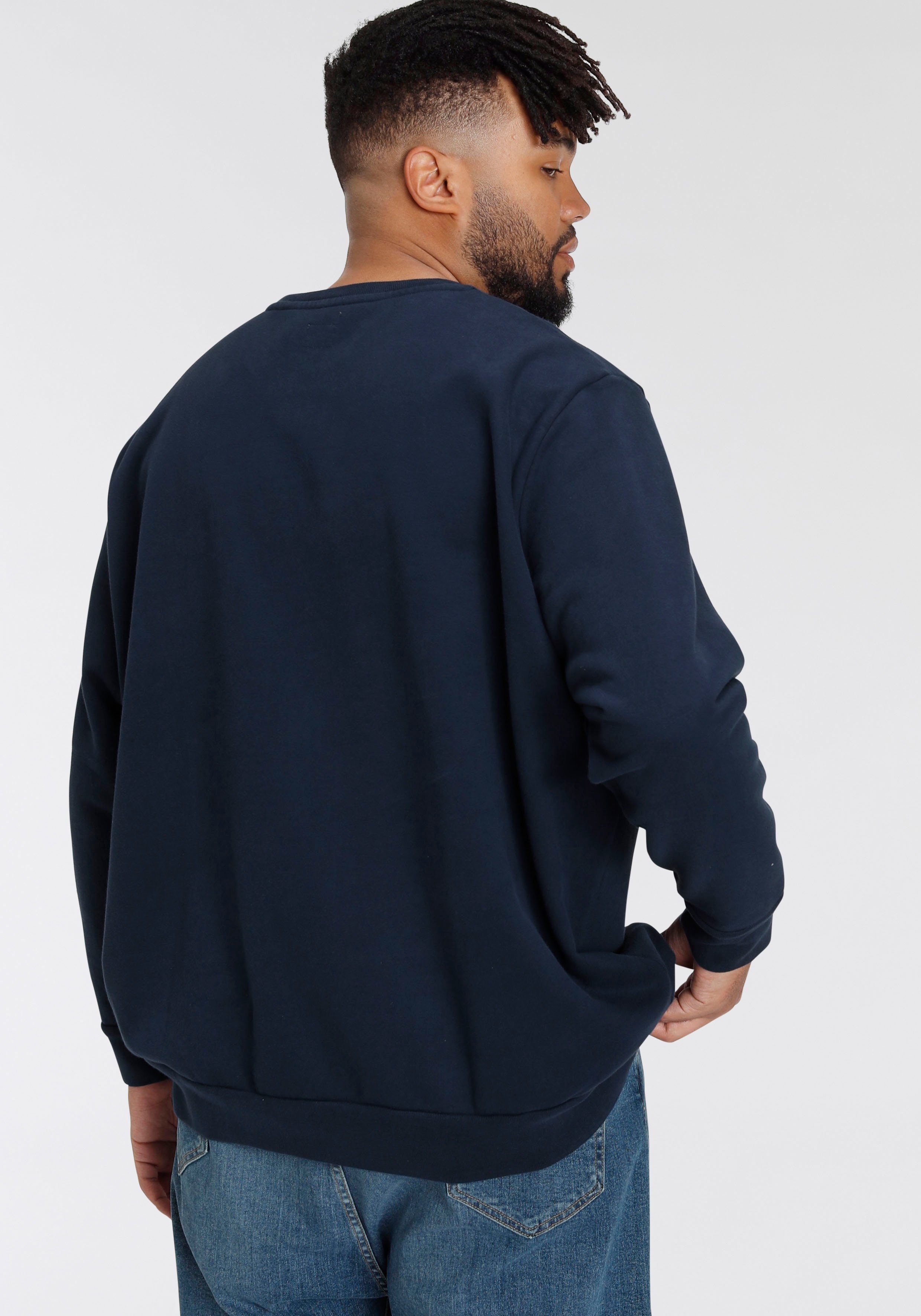 Levi's® Plus Sweatshirt BIG ORIGINAL HM CREW mit Batwing-Logobadge