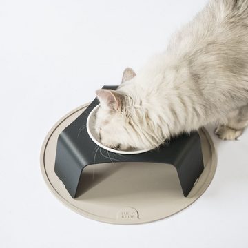 LucyBalu Napfunterlage »CIRCLE (29cm)«, für Katzen, verschiedene Farben, lebensmittelechtes Silikon