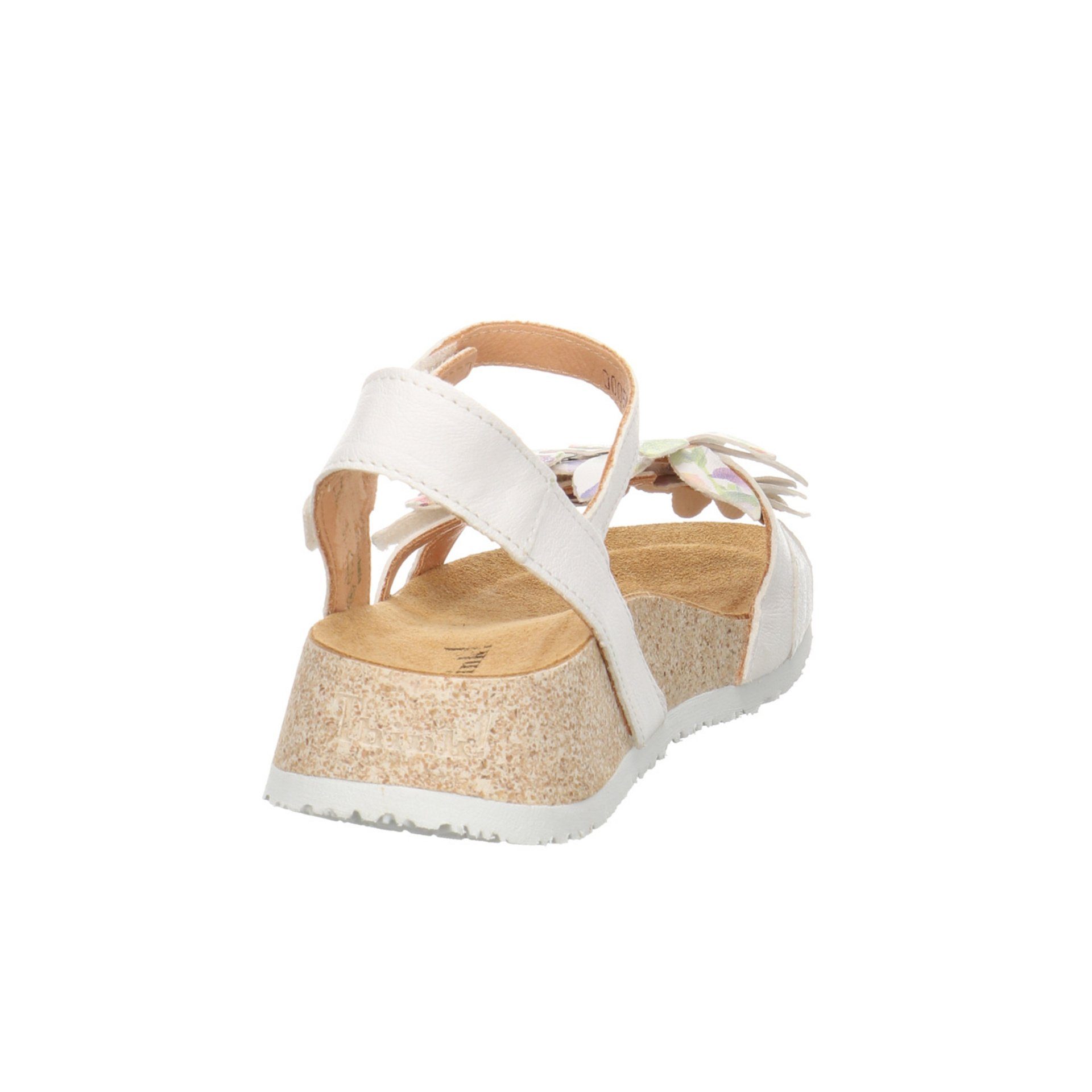 Think! Damen Sandalen Koak Sandale Glattleder Sandale 048430 weiß