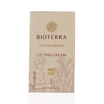 BIOTERRA Anti-Aging-Creme Bio Lifting Creme 50ml gegen Falten straffende Anti-Aging Pflege, 1-tlg., mit 50 ml Inhalt
