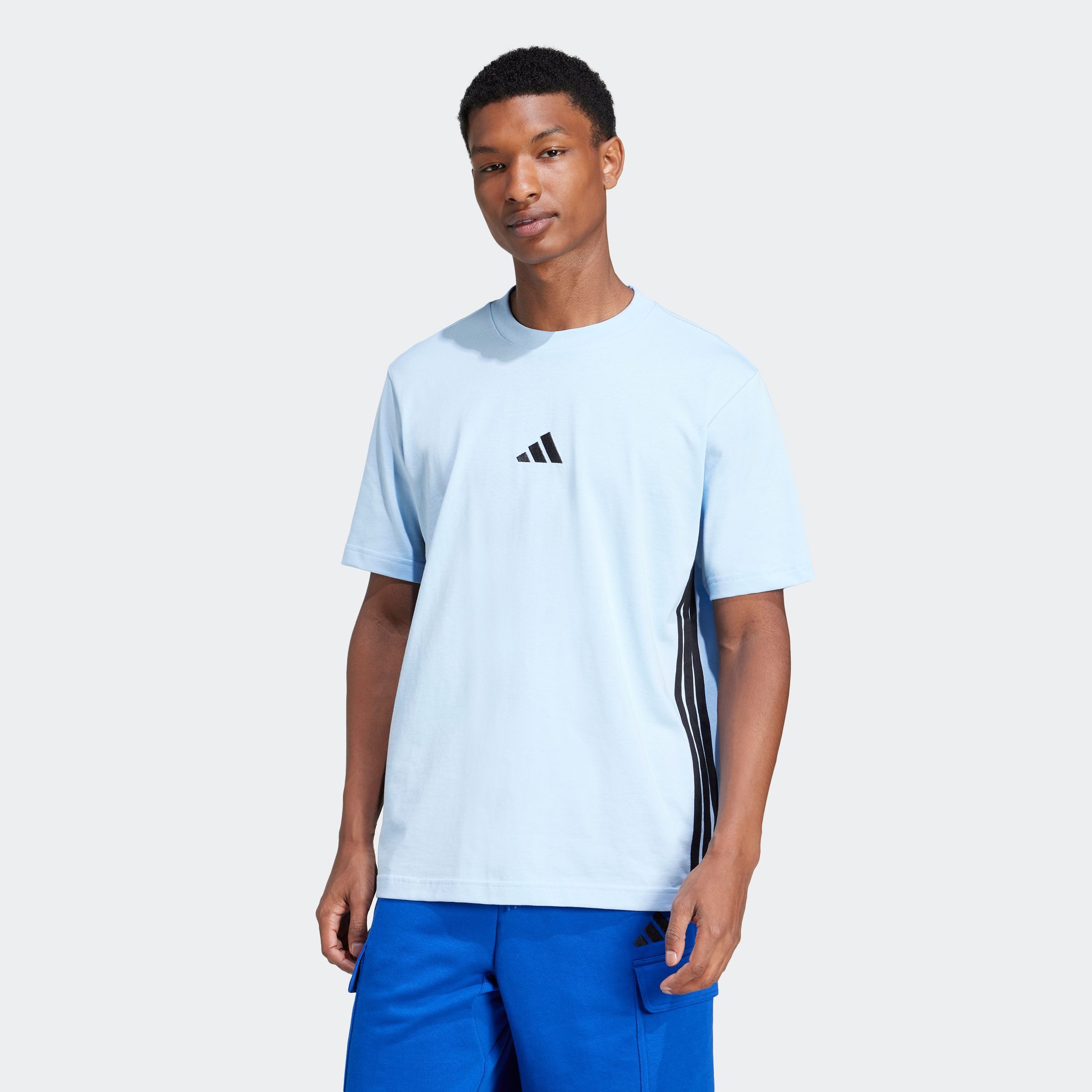 adidas Sportswear T-Shirt M 3S SJ T mit Rundhalsausschnitt, aus Baumwolle, günstig online kaufen