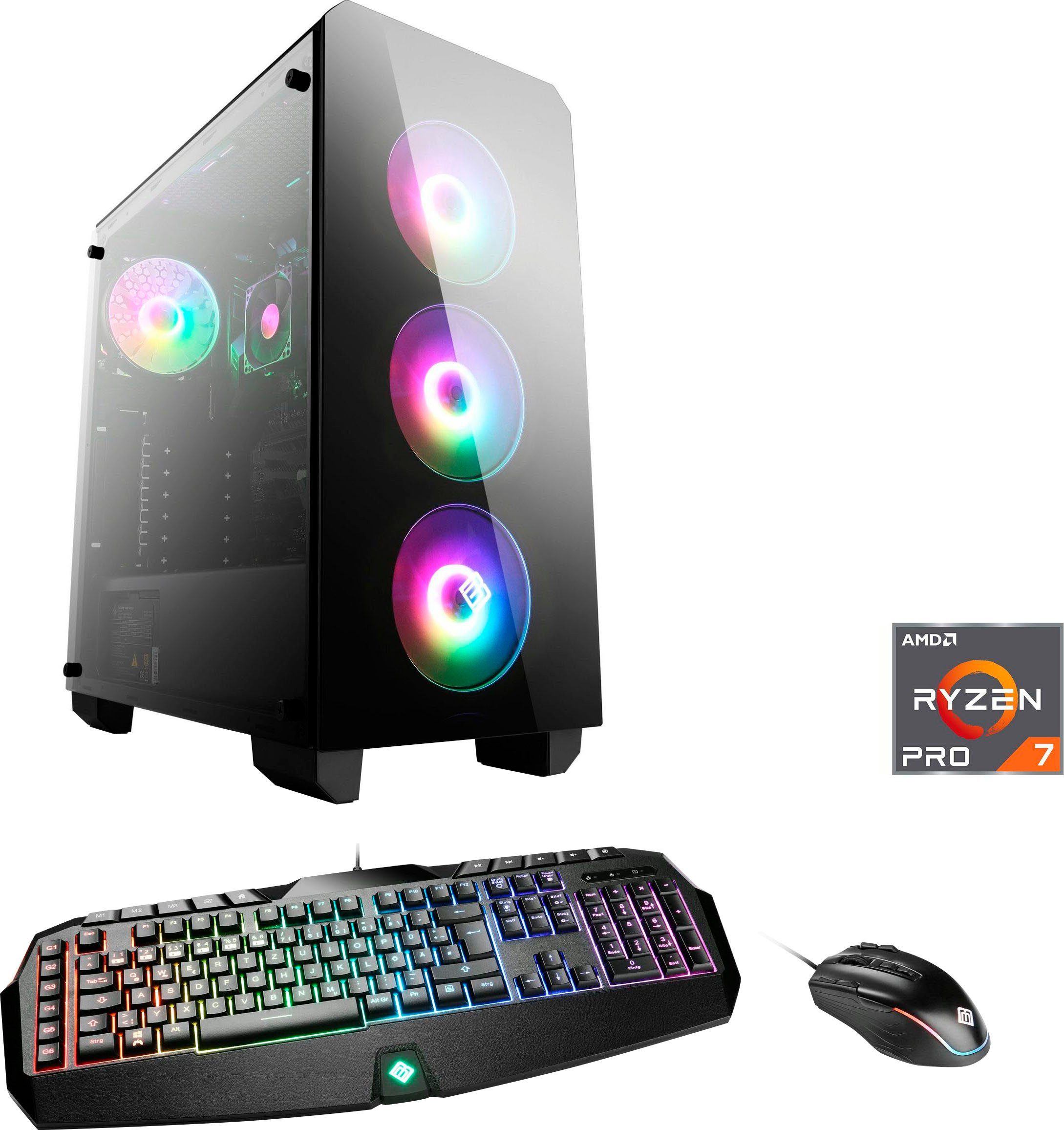 CSL Sprint T8777 Gaming-PC (AMD Ryzen 7 Pro 4750G, Radeon Graphics, 16