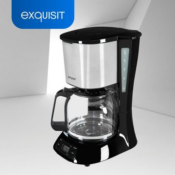 exquisit Filterkaffeemaschine KA 6119 isw, 1,5l Kaffeekanne, Papierfilter 1x4