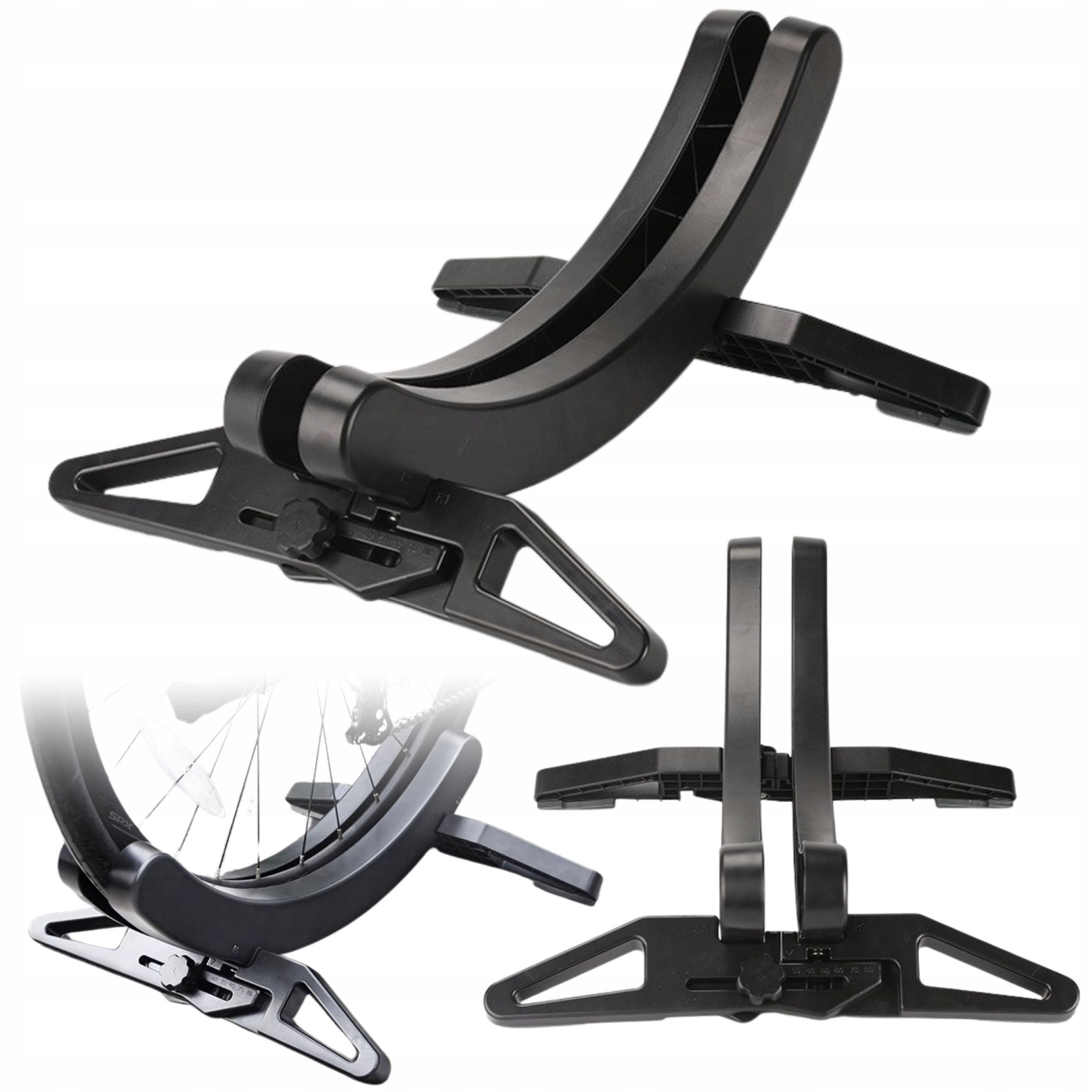 GEAROX Fahrradständer Fahrradständer Bodenständer verstellbar 30-80 mm Fahrradhalter (1-St)