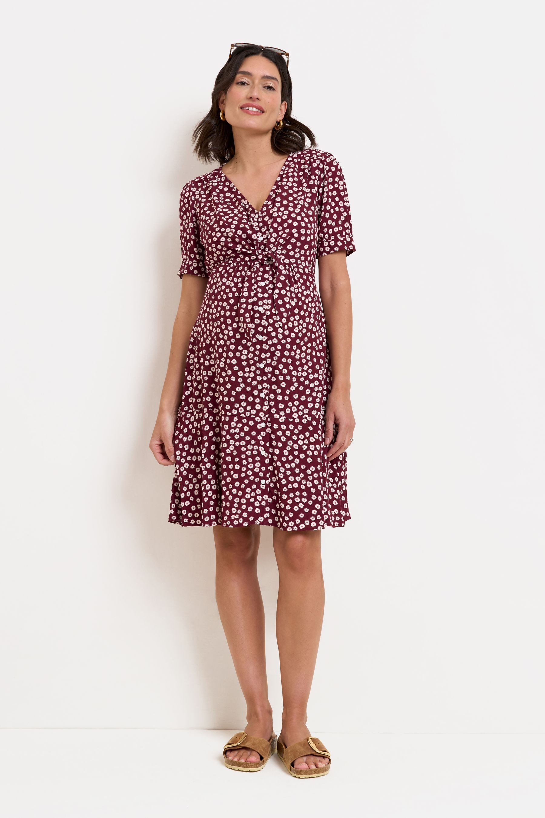 Seraphine Umstandskleid Seraphine Umstands- + Stillkleid mit Bindedetail (1-tlg)