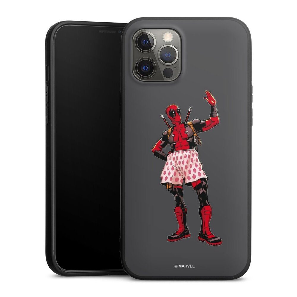 DeinDesign Handyhülle Deadpool underwear, Apple iPhone 12 Pro Max Silikon Hülle Premium Case Handy Schutzhülle