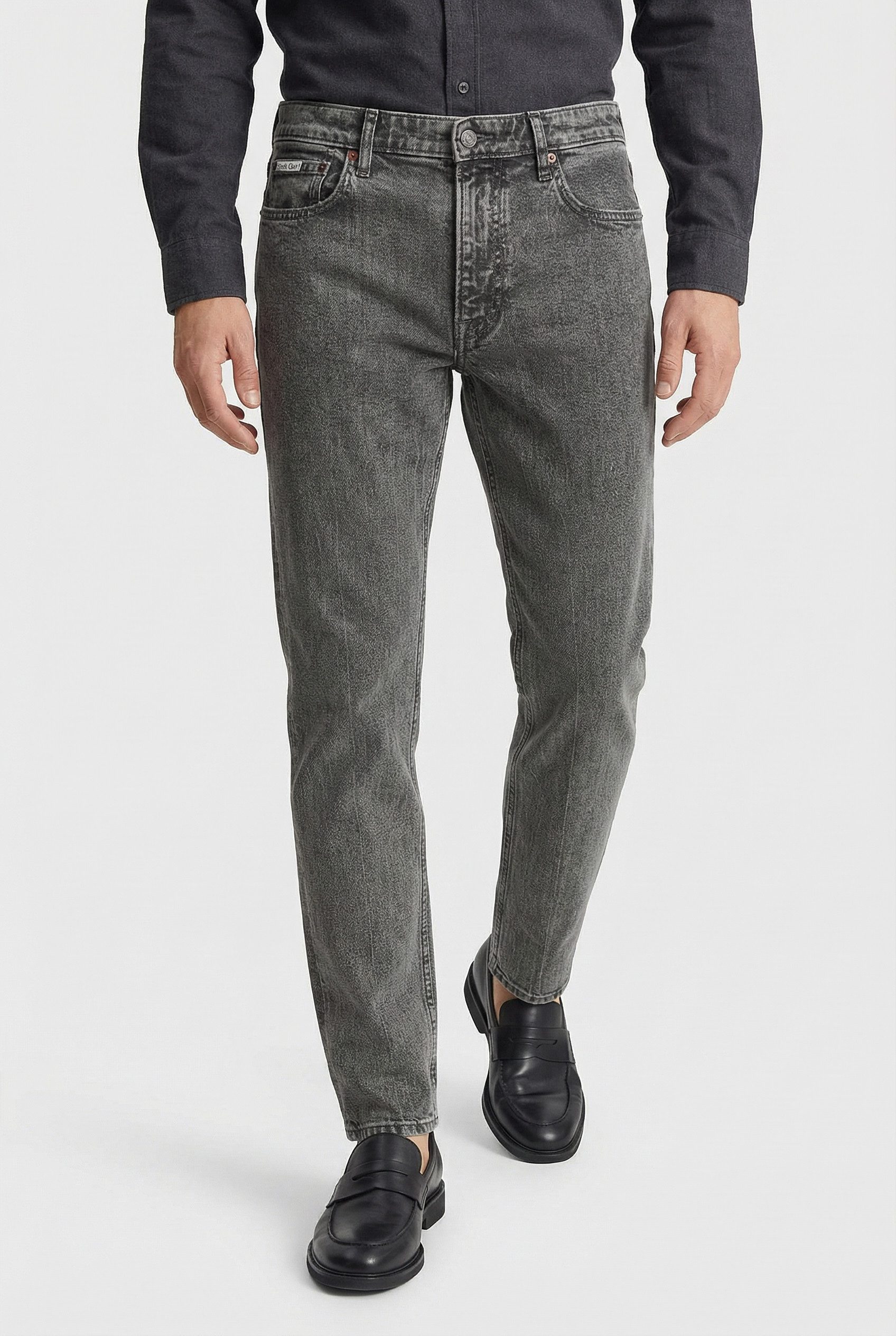 Calvin Klein Jeans Slim-fit-Jeans SLIM TAPER mit Markenlabel