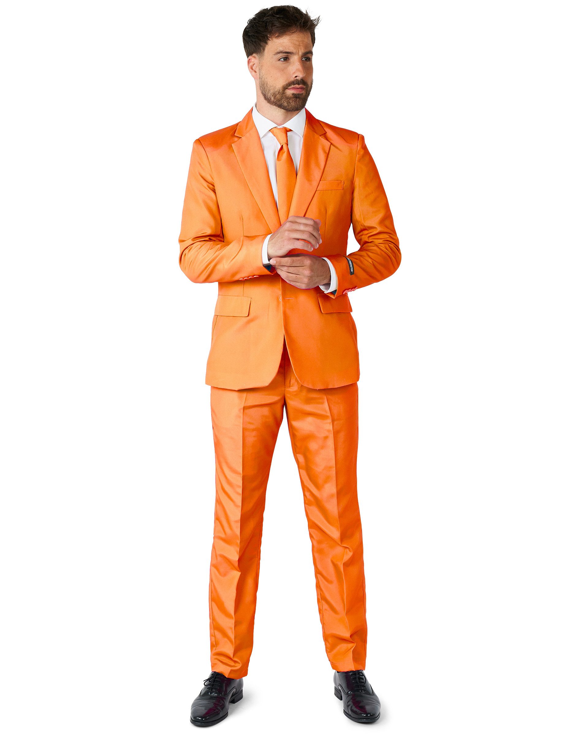 Opposuits Partyanzug Suitmeister Kostüm orange