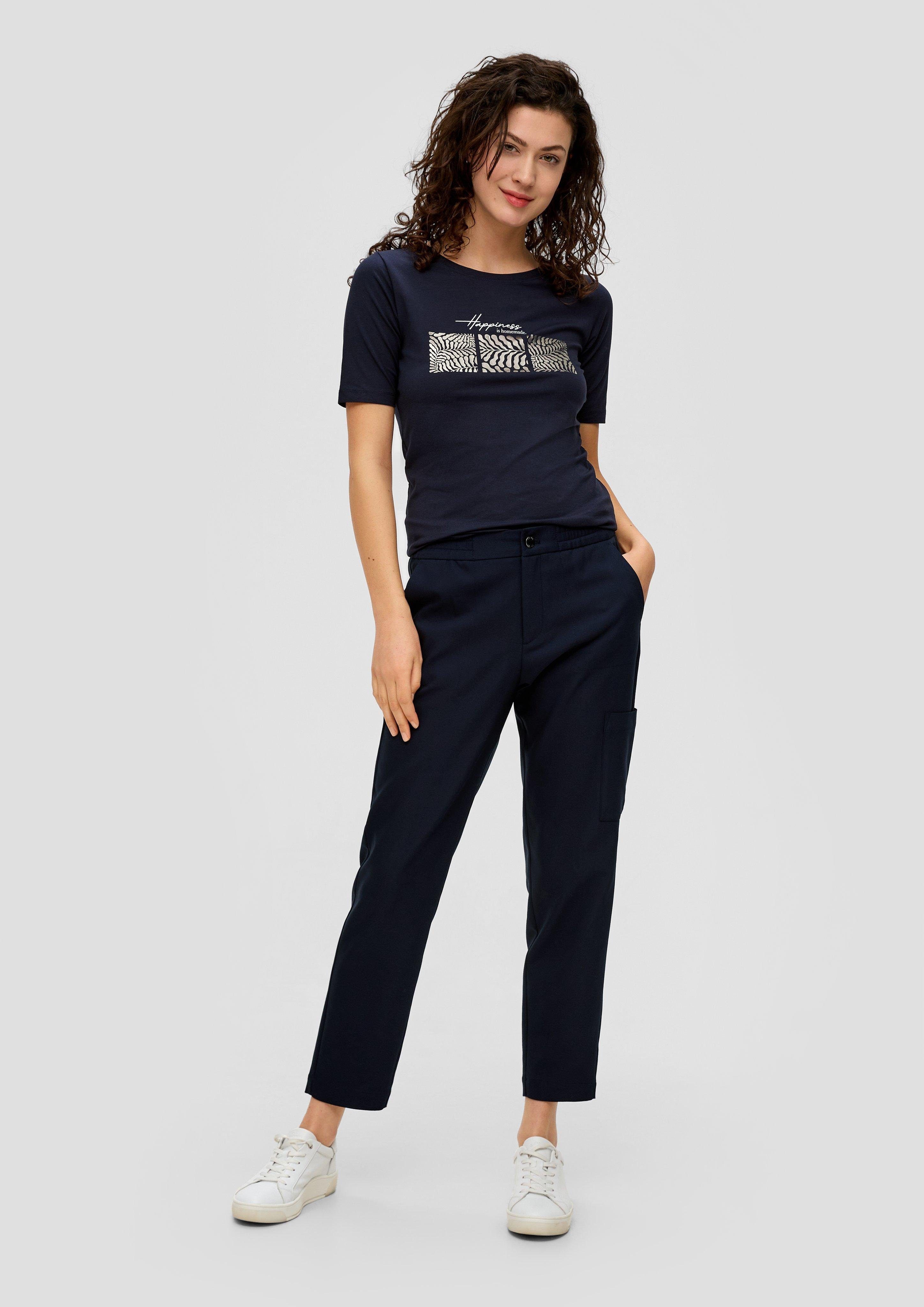 s.Oliver 7/8-Hose Relaxed: Hose aus Baumwollmix günstig online kaufen