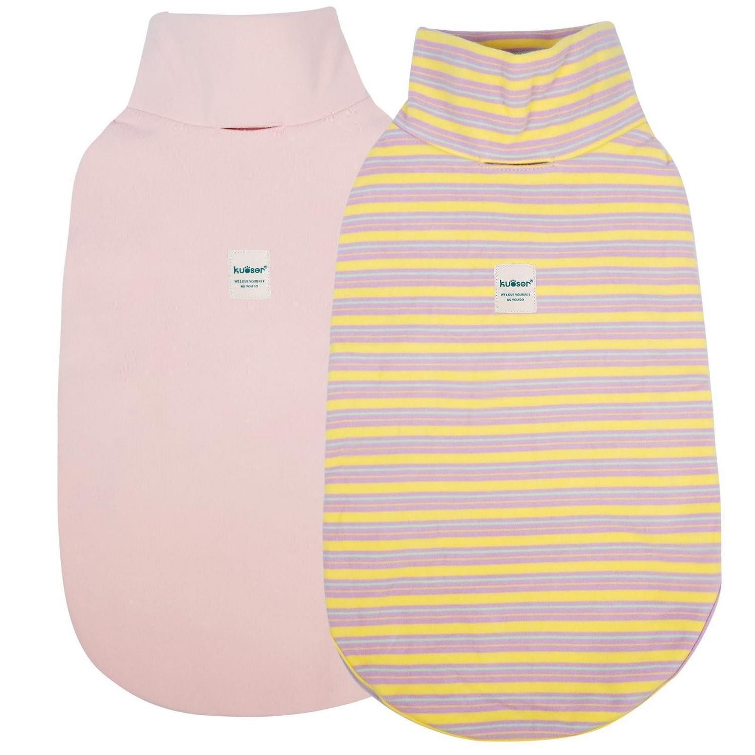 LuxusKollektion Hundepullover Hundepullover Fleece 2er Set Rosa XS