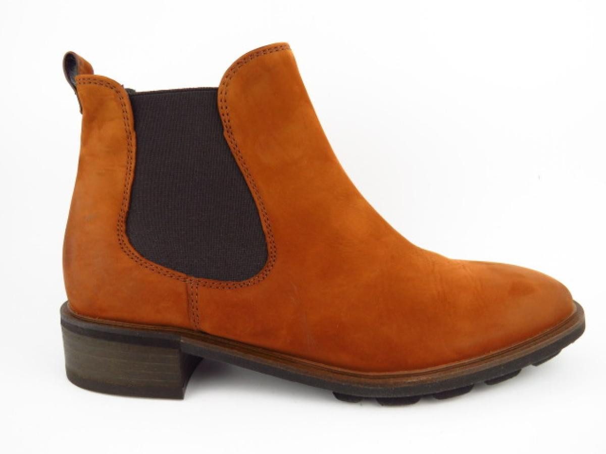 Nubuk cognac Stiefelette