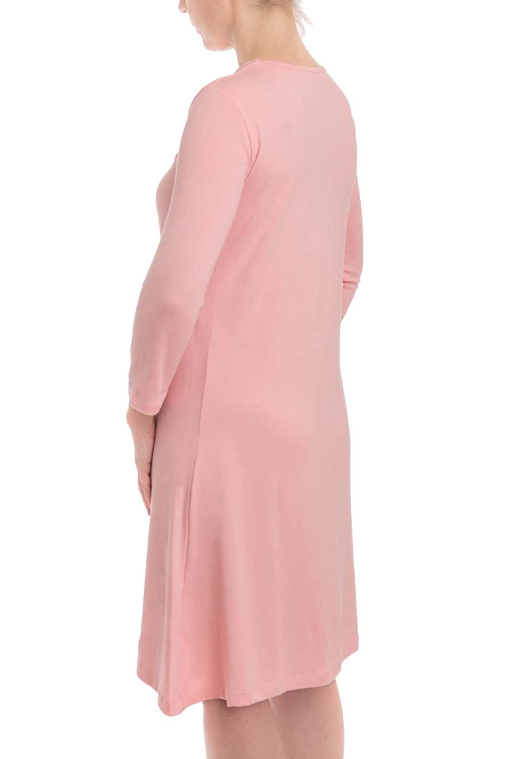 KMISSO Umstandskleid Damen Stillhemd Stillkleid Schlafshirt Nighty Sleep Pyjama 21712 (1-tlg) im eleganten Look
